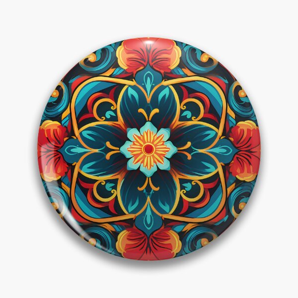 Item preview, Ottoman art in vivid colors IX: A fusion of stylized floral motifs and vibrant geometric designs. designed and sold by InsaneLEDP.