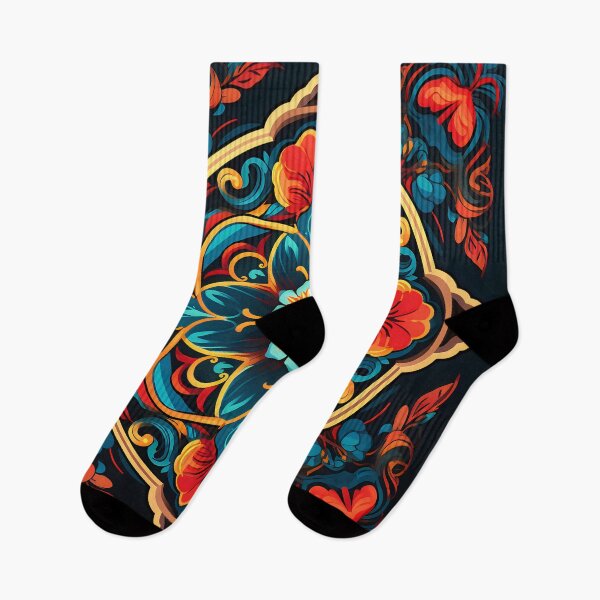 Item preview, Ottoman art in vivid colors IX: A fusion of stylized floral motifs and vibrant geometric designs. designed and sold by InsaneLEDP.