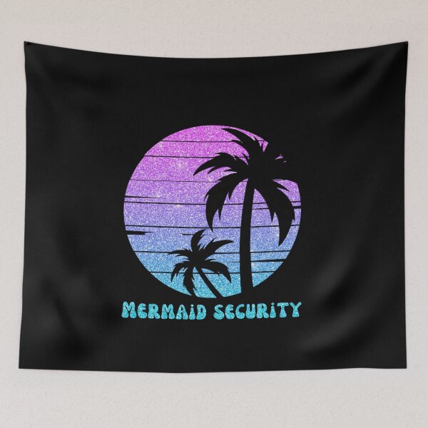 Item preview, MERMAID SECURITY - Summer Girl's Trip, Pacific Ocean, Vacay Mode, Sunset, Beach, Party Animal designed and sold by Sun Sand & Sea Art.