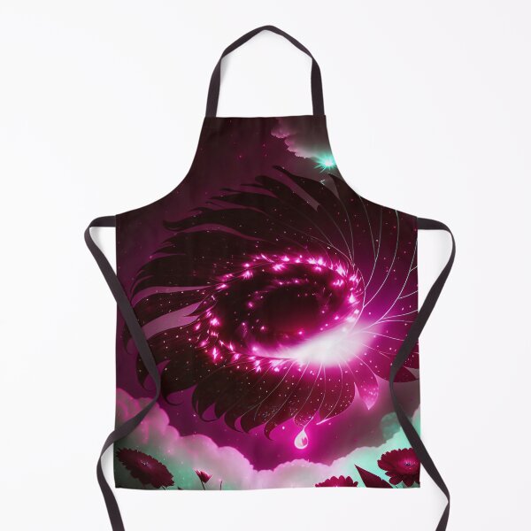 Item preview, Galaxy of Floral Petals Rotating in the Night Hot Pink Mint Green designed and sold by deniselynnimage.
