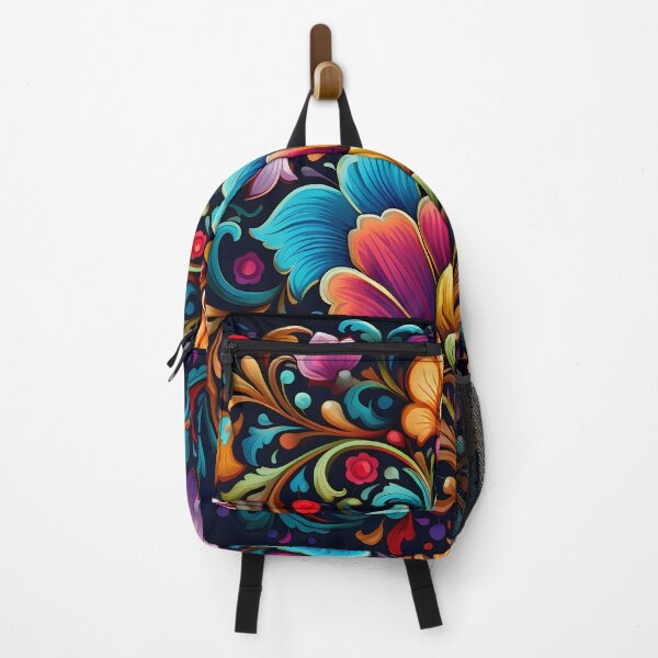 Item preview, Ottoman art in vivid colors X: A fusion of stylized floral motifs and vibrant geometric designs. designed and sold by InsaneLEDP.