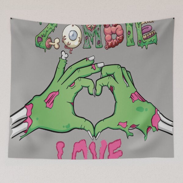 Item preview, Zombie Love designed and sold by LeoZitro.