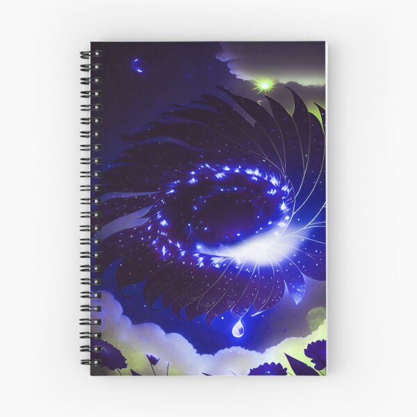 Item preview, Galaxy of Floral Petals Rotating in the Night Deep Purple Lime Green Highlights designed and sold by deniselynnimage.
