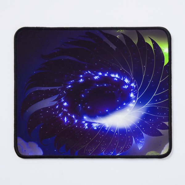 Item preview, Galaxy of Floral Petals Rotating in the Night Deep Purple Lime Green Highlights designed and sold by deniselynnimage.