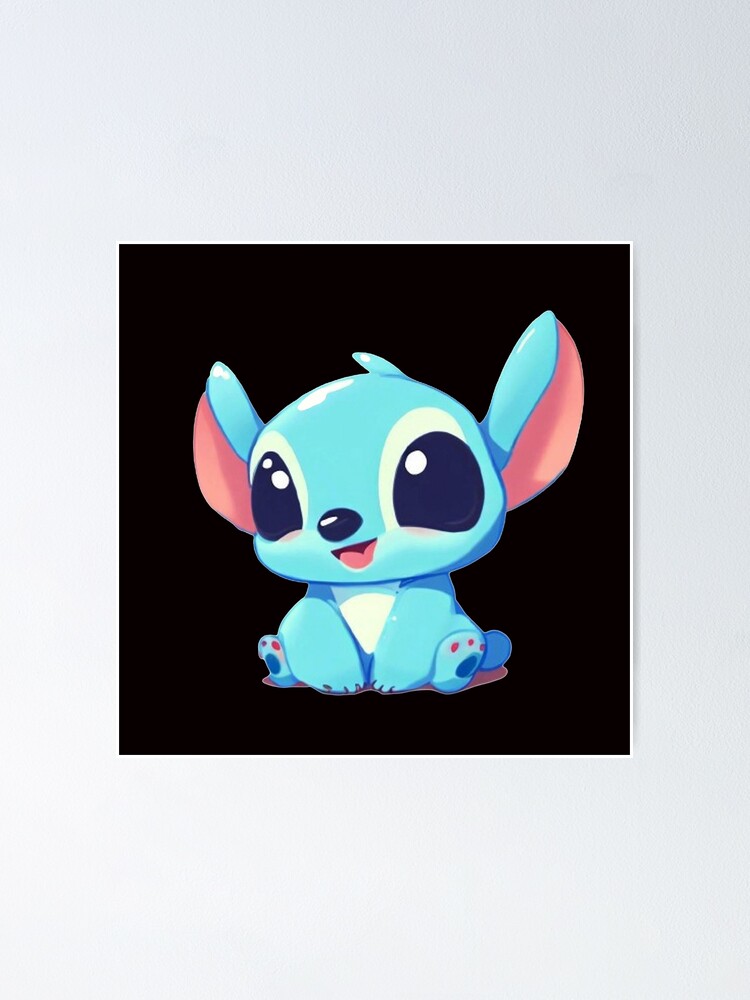 Kawaii Lilo and Stitch t-shirt, cute, and lovely | Poster