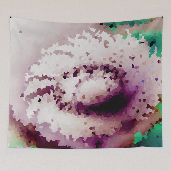 Item preview, Galaxy of Floral Petals Rotating in the Night Crystalized Purple designed and sold by deniselynnimage.