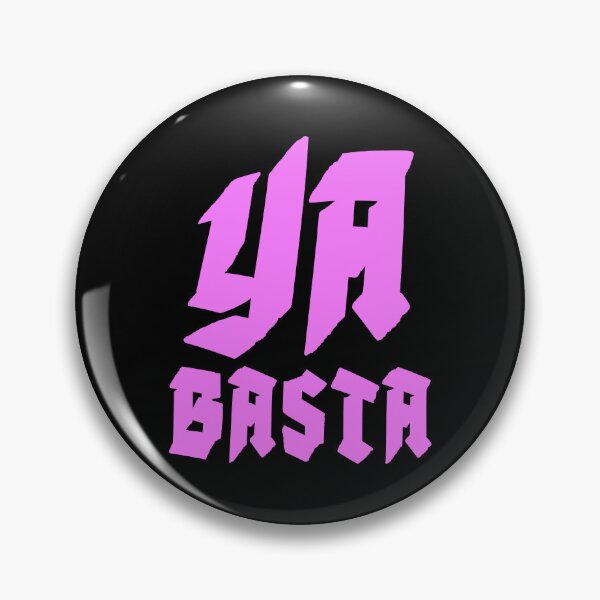 Item preview, YA BASTA - ENOUGH IS ENOUGH. SQUARE. PINK. designed and sold by 5hertz.