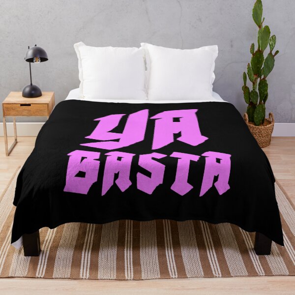 Item preview, YA BASTA - ENOUGH IS ENOUGH. SQUARE. PINK. designed and sold by 5hertz.