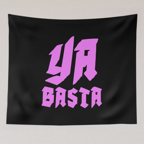 Item preview, YA BASTA - ENOUGH IS ENOUGH. SQUARE. PINK. designed and sold by 5hertz.