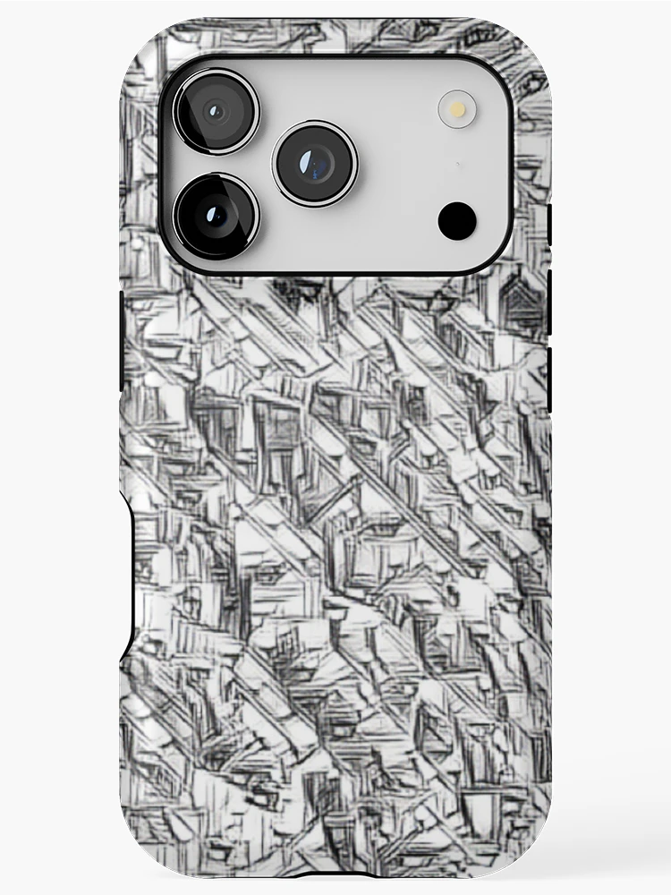 Thumbnail 1 of 4, iPhone Case, White Rocks Pattern designed and sold by Image-Prints.