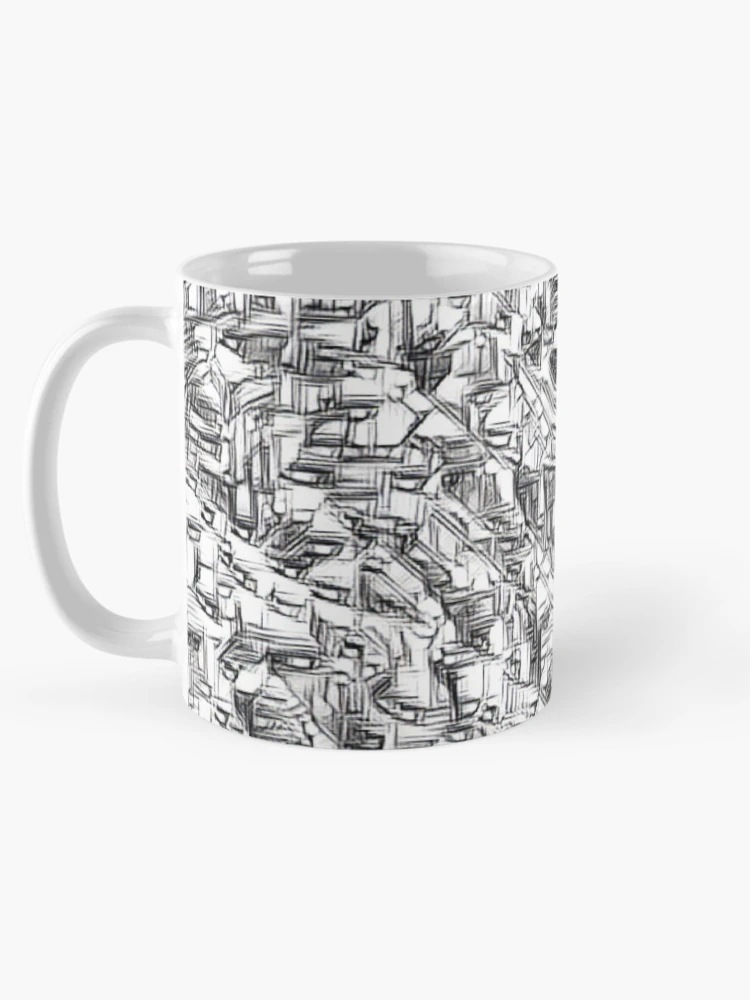 Thumbnail 5 of 6, Coffee Mug, White Rocks Pattern designed and sold by Image-Prints.