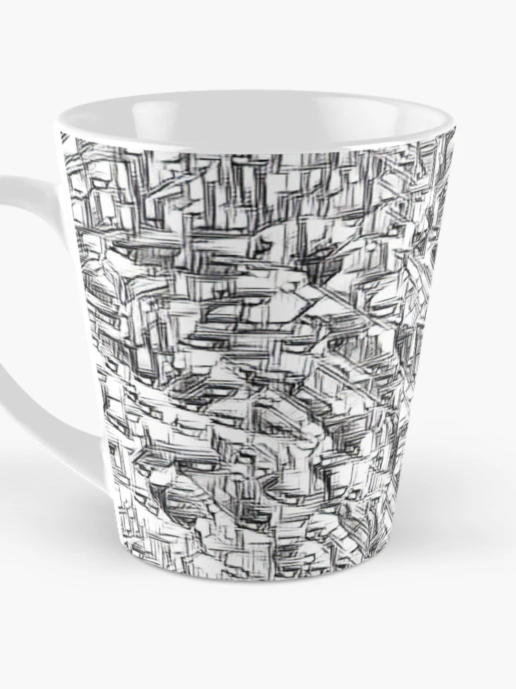 Thumbnail 3 of 4, Coffee Mug, White Rocks Pattern designed and sold by Image-Prints.