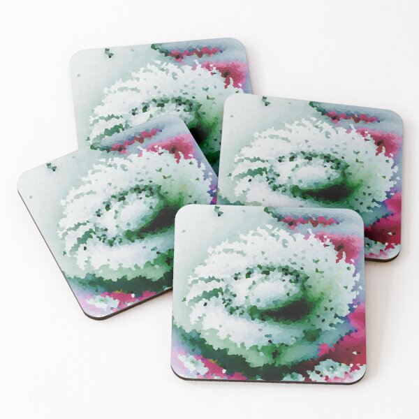 Item preview, Galaxy of Floral Petals Rotating in the Night Crystalized Green Purple designed and sold by deniselynnimage.