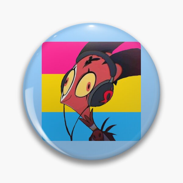 Item preview, Blitzø listening to music pansexual pride  designed and sold by kelseyca.