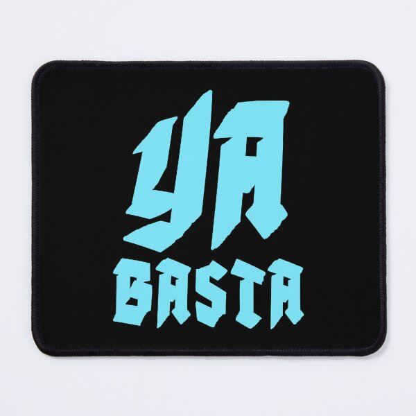 Item preview, YA BASTA - ENOUGH IS ENOUGH. SQUARE. BLUE. designed and sold by 5hertz.