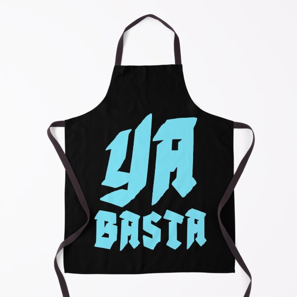 Item preview, YA BASTA - ENOUGH IS ENOUGH. SQUARE. BLUE. designed and sold by 5hertz.
