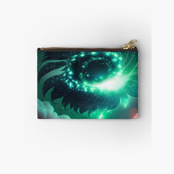 Item preview, Galaxy of Floral Petals Rotating in the Night Blue Green Red Highlights designed and sold by deniselynnimage.