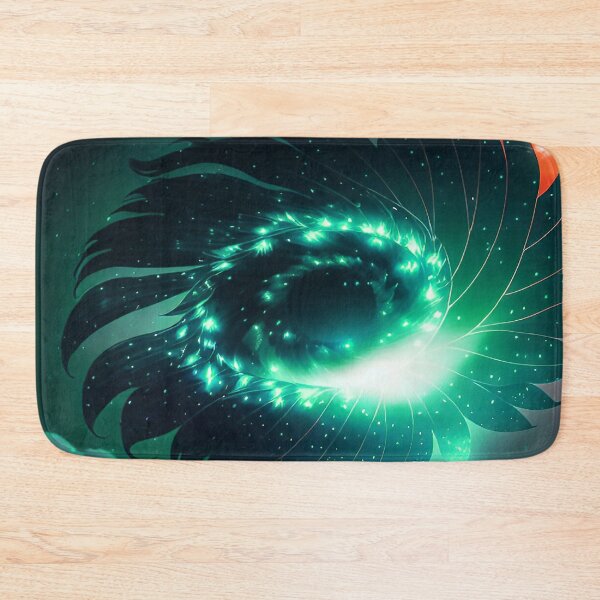 Item preview, Galaxy of Floral Petals Rotating in the Night Blue Green Red Highlights designed and sold by deniselynnimage.