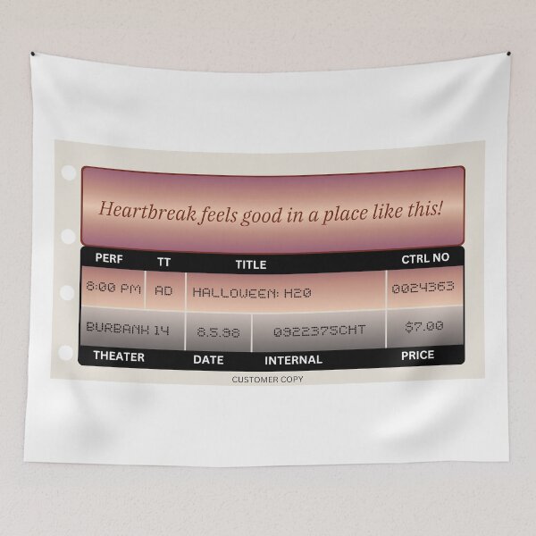 Item preview, Halloween: H20 Movie Theater Ticket Stub Horror Film AMC designed and sold by franklinfargo.