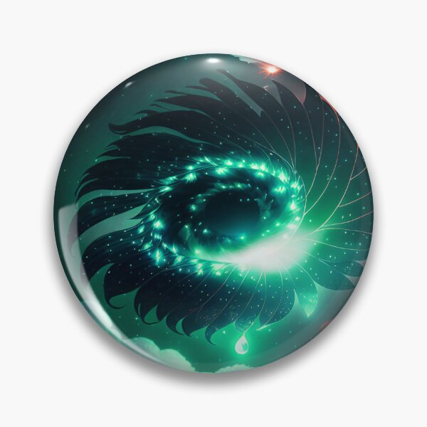 Item preview, Galaxy of Floral Petals Rotating in the Night Blue Green Red Highlights designed and sold by deniselynnimage.