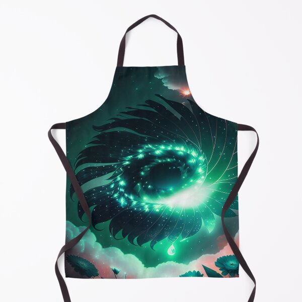 Item preview, Galaxy of Floral Petals Rotating in the Night Blue Green Red Highlights designed and sold by deniselynnimage.
