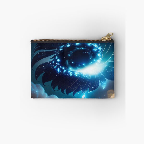 Item preview, Galaxy of Floral Petals Rotating in the Night Blue Yellow Highlights designed and sold by deniselynnimage.