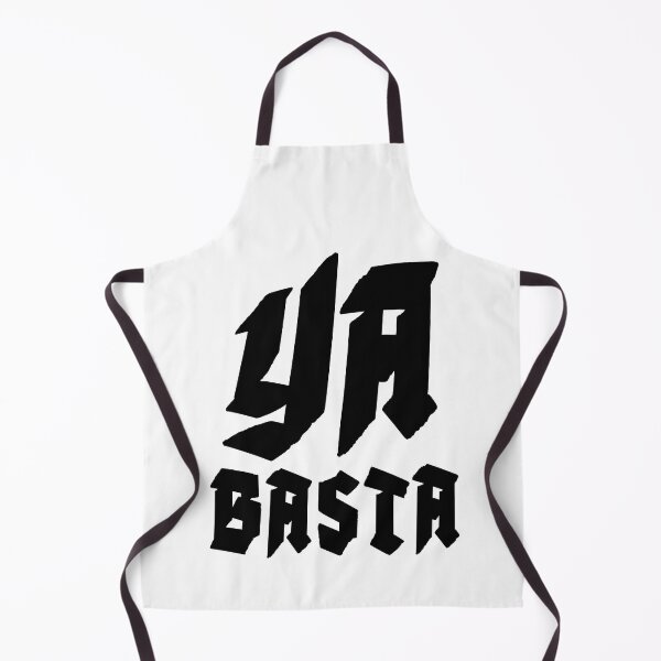 Item preview, YA BASTA - ENOUGH IS ENOUGH. SQUARE. BLACK. designed and sold by 5hertz.