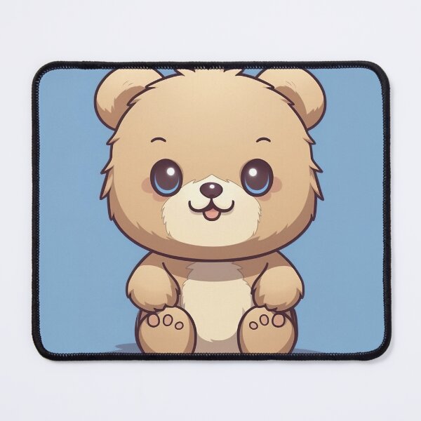 Item preview, Cute Little Bear: An Endearing Illustration designed and sold by Neuronexia.