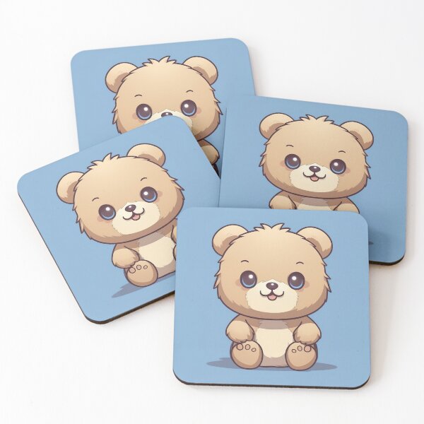 Item preview, Cute Little Bear: An Endearing Illustration designed and sold by Neuronexia.