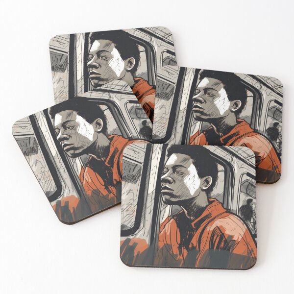 Item preview, A Person on the Train in the Morning designed and sold by Sketch-Shack.