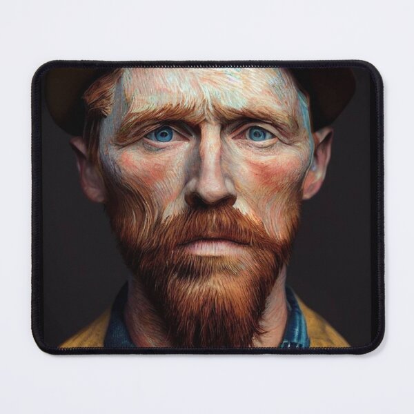 Item preview, Vincent van Gogh brother AI processing image art designed and sold by alex sinno.