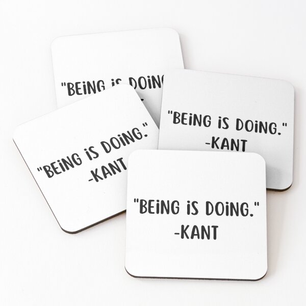Item preview, Action as essence: a quote from Kant designed and sold by CachoGlorious.