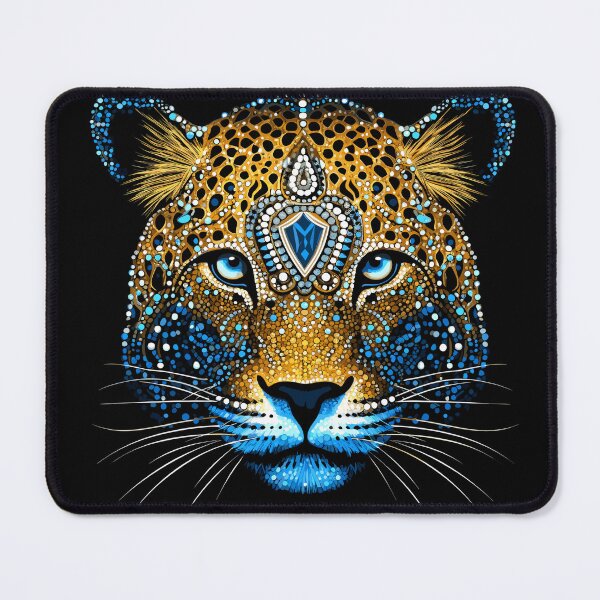 Item preview, Bejeweled Jaguar Milo designed and sold by Artbyminga.