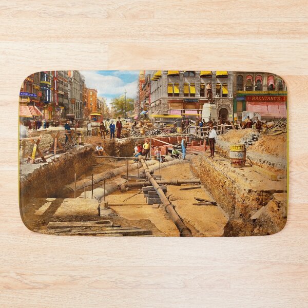 Item preview, City - New York, NY -  Broadway cable railroad 1891 designed and sold by Mike Savad Photography.