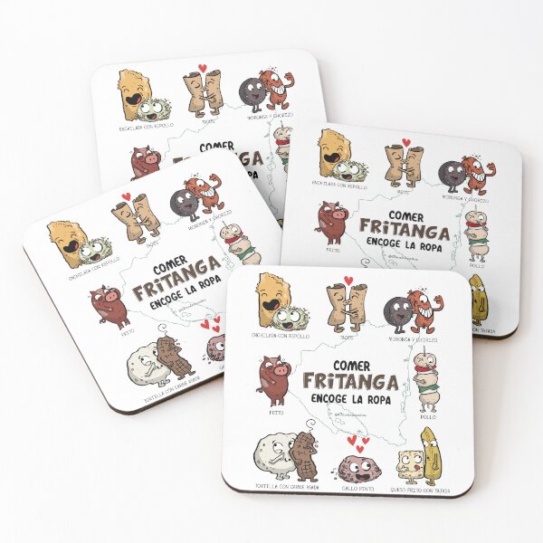 Item preview, Comer Fritanga encoge la ropa, fondo blanco designed and sold by Claustronautas.