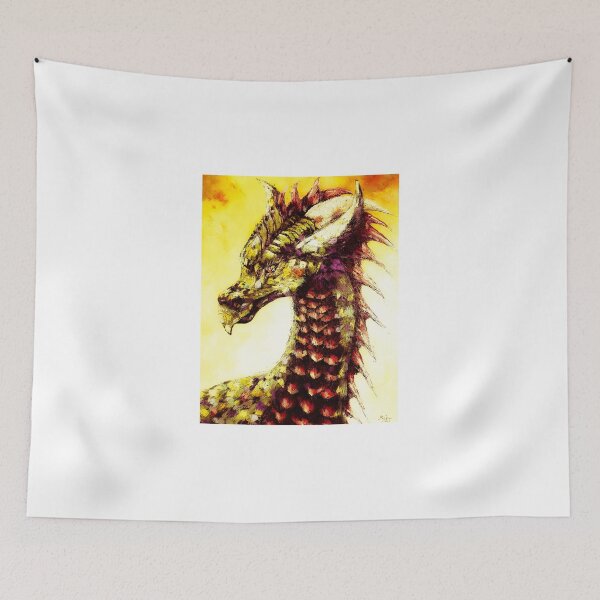 Item preview, Yellow Dragon, edited oil painting by Marina Daniluka  designed and sold by MariDaniArt.