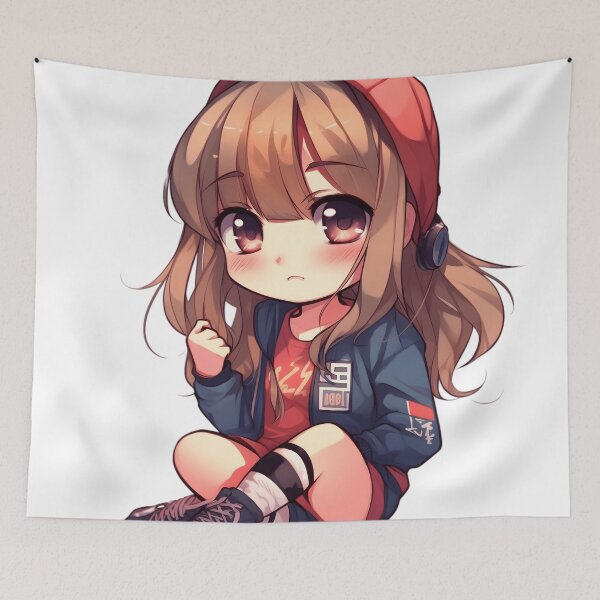 Artikelvorschau, ENTZÜCKENDES UND NETTES CHIBI-MÄDCHEN entworfen und verkauft von Chatna-Chibi.