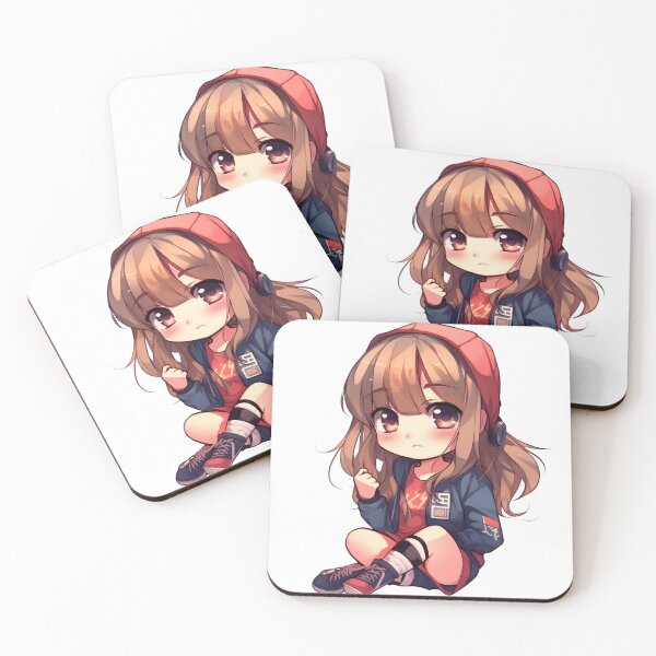 Artikelvorschau, ENTZÜCKENDES UND NETTES CHIBI-MÄDCHEN entworfen und verkauft von Chatna-Chibi.