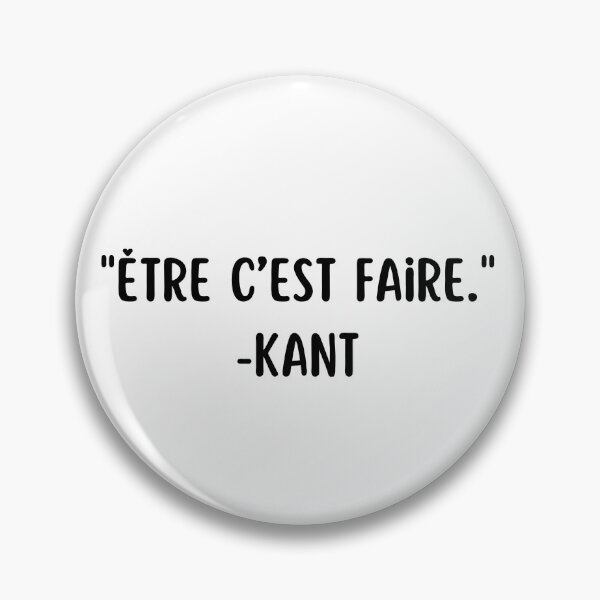 Item preview, Action as essence: a quote from Kant designed and sold by CachoGlorious.