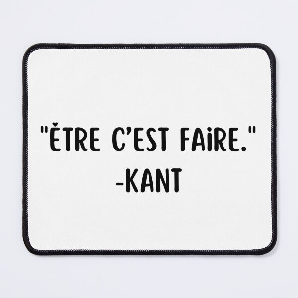 Item preview, Action as essence: a quote from Kant designed and sold by CachoGlorious.