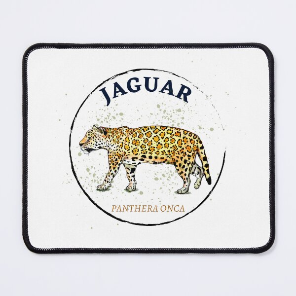 Item preview, Walking jaguar (white edition) - wildlife species conservation designed and sold by DaniOpossum95.