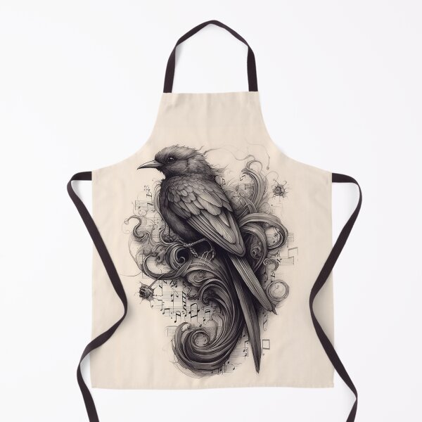 Item preview, Charcoal and Coffee drawing of Bird’s song 15 designed and sold by Art by Lilia.