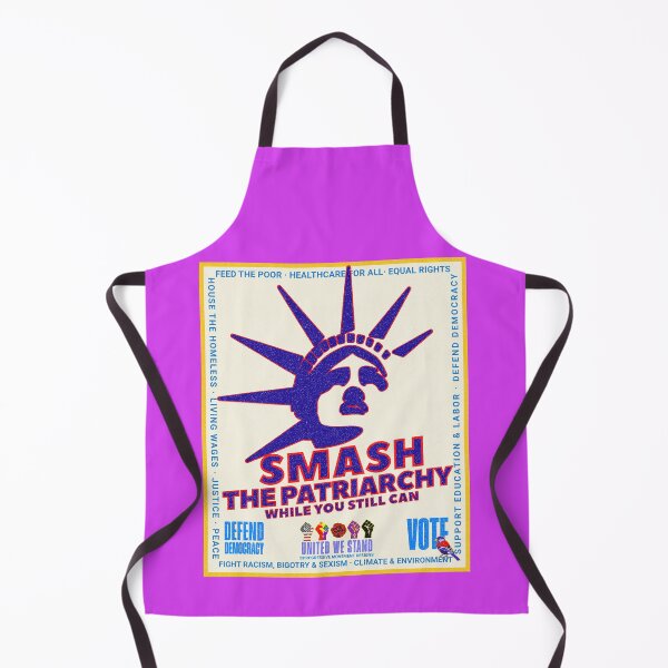 Item preview, PMD00975 Progressive Movement Designs patriotic American Liberty Smash the Patriarchy design shows you support feminism feminists and democracy for Progressives Democrats Independents Liberals designed and sold by ProgressiveLeft.