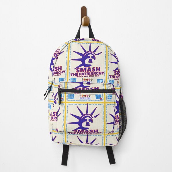 Item preview, PMD00975 Progressive Movement Designs patriotic American Liberty Smash the Patriarchy design shows you support feminism feminists and democracy for Progressives Democrats Independents Liberals designed and sold by ProgressiveLeft.