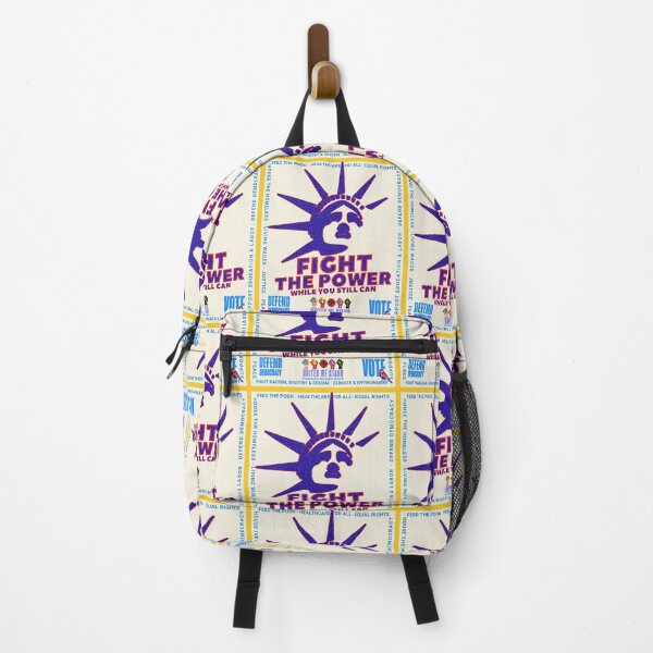 Item preview, PMD00976 Progressive Movement Designs patriotic American Liberty Fight the Power design shows you support democracy for Progressives Democrats Independents Liberals designed and sold by ProgressiveLeft.