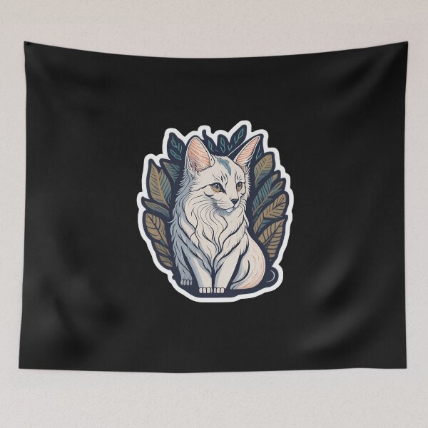 Item preview, Turkish Angora (Sticker and Print Out) designed and sold by Sir Elgin Ortiz.