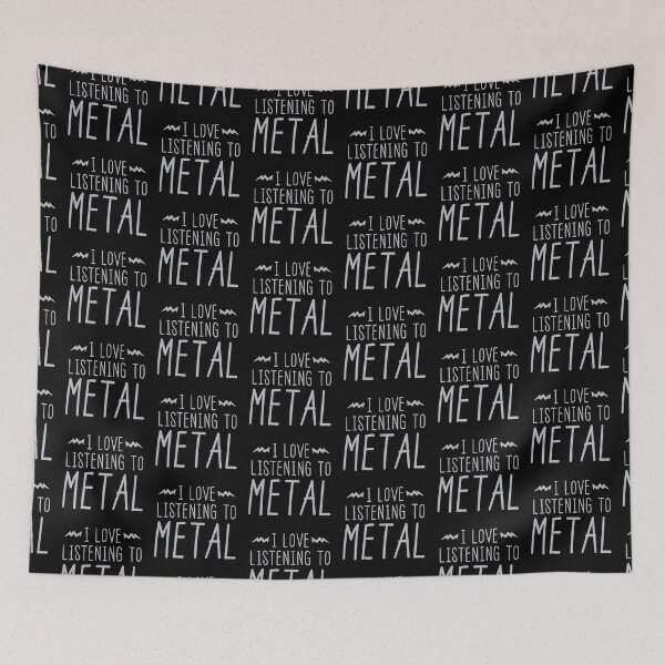 Item preview, I love listening to METAL designed and sold by jazzydevil.