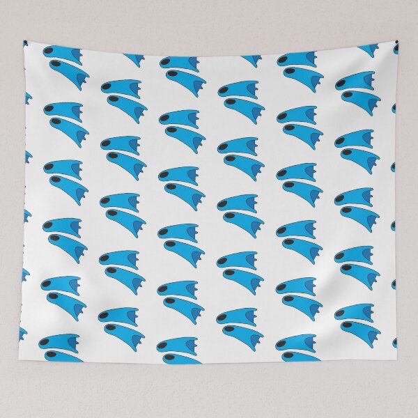Item preview, blue flippers designed and sold by jazzydevil.