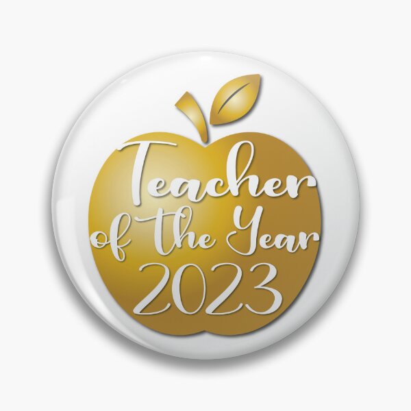 Artikelvorschau, Lehrer des Jahres 2023 – Bester Lehrer 2023 – Goldener Apfel – Lehrertag entworfen und verkauft von Vision-Tees.