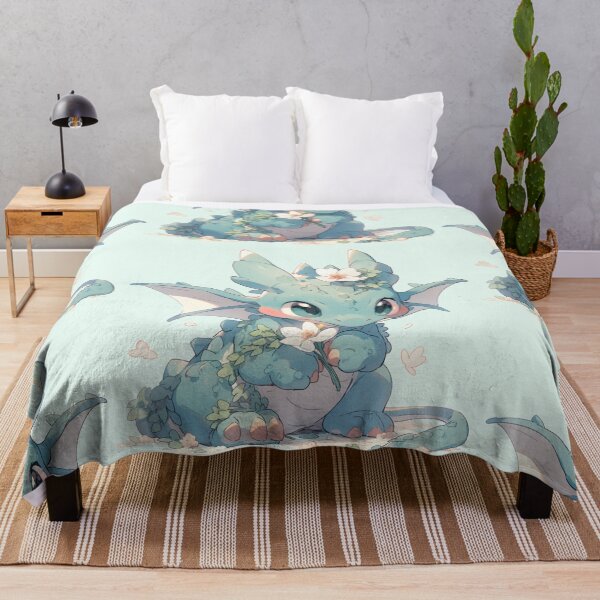 Item preview, Cute dragon holding a flower! designed and sold by HydraDreams.